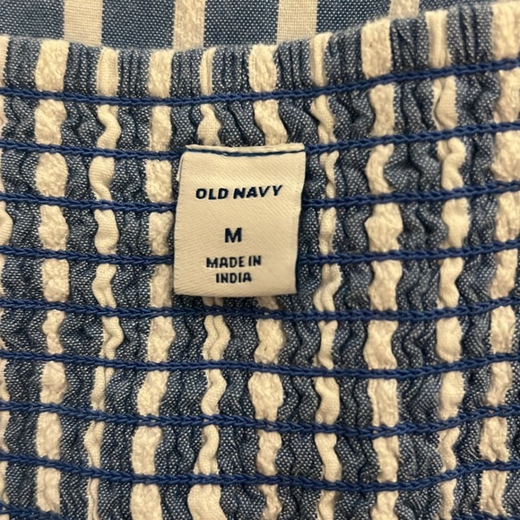 Old Navy Blue and White Striped Dress - Picture 5 of 5